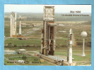 CP- Doublé  Ariane 4-Mai 1988-fusée- Guyane Française-Kourou CSG- - Raumfahrt