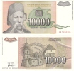 Yugoslavia 10.000 Dinara 1993.UNC P-129  10000 Dinara 1993 UNC - Yugoslavia