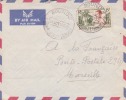 AEF,Congo,Cuvette,Boundji   Le 24/10/1956 > France,lettre,Colonies,li Eutenant  Gouverneur Cureau,15f N°230 - Covers & Documents