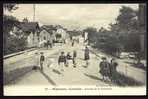 CPA  ANCIENNE- FRANCE- MIGENNES-LAROCHE (89)- AVENUE DE LA PASSERELLE- TRES BELLE ANIMATION-PECHEURS ENFANTS - Migennes