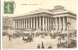 75 -   PARIS  2e -   La  Bourse -   Belle Animation    Bus à Plateforme -  Voiture Cheval - Transporte Público