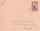 Cameroun,Ambam Le 22/10/1956 > France,colonies,lettre,ré Colte Des Bananes,15f N°298 - Briefe U. Dokumente