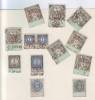 0160ah: Fiskalmarken Mit Falz Auf Unterlage (ablösbar!) 1883, Guldenwerte RRR - Revenue Stamps