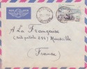 Cameroun,Garoua Le 23/10/1956 > France,colonies,lettre,po Nt Sur Le Wouri à Douala,15f N°301 - Briefe U. Dokumente