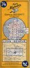 Carte MICHELIN  LYON GENEVE N° 74  Datée 1961 - Roadmaps