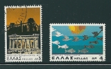 Greece 1977 Enviromental Protection 2 Values Fine Used V11164 - Gebraucht