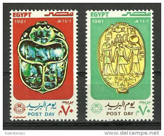 Egypt - 1981 - ( Post Day - Ladybug Scarab Emblem ) - Pharaonic - MNH (**) - Egittologia