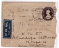 Uprated Airmail,,  1 1/2as + 4 1/2s KV VI Cover/ Envlope To Burma 1949, Used  Postal Stationery, India, - 1936-47 King George VI
