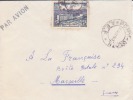 MARCOPHILIE - PORT GENTIL - GABON - 1957 - COLONIES - A.E.F - N°234 - AVION - LETTRE - Other & Unclassified