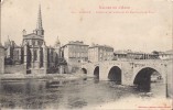 LIMOUX - L'absside De L'église St Martin Et Le Pont - Limoux