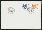 Sweden - Letter With Two Stamps With Image Of Ice Hockey, And Two Very Nice Cancels Stockholm Bandy 25. 01. 1979. Intere - Hockey (sur Glace)