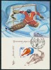 Russia - SSSR - Card With Images Of Ice Hockey And Stamp Block With Images Of Ice Hockey. There Is Very Nice Commemorati - Hockey (Ice)