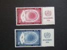 UNITED NATIONS NEW YORK, 1956,  Yv 47-48, WITH UN LOGO, MNH**, (P39-025) - Unclassified