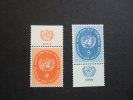 UNITED NATIONS NEW YORK, 1958,  Yv 63-64, WITH UN LOGO, MH**, (P39-025) - Nuevos