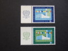 UNITED NATIONS NEW YORK, 1963, Yv 119-120, WITH UN LOGO,  MNH** (P40-025) - Nuevos