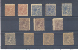 EDIFIL 213-214-215-217-219 "ALFONSO XIII TIPO PELON" - Unused Stamps