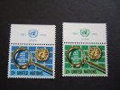 UNITED NATIONS NEW YORK, 1976, Yv 278-279, WITH UN LOGO, MNH**  (P43-035) - Nuovi