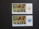 UNITED NATIONS NEW YORK, 1974, Yv 247-248, WITH UN LOGO, MNH**  (P43-025) - Ungebraucht