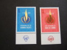UNITED NATIONS NEW YORK, 1968, Yv 190-191, WITH UN LOGO, MNH**  (P41-015) - Nuovi