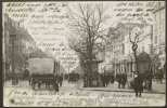 BOULEVARD BONNE NOUVELLE - THEATRE DU GYMNASE - PUB SUCHARD / 1900 CARTE POSTALE ANIMEE (ref EP509) - Arrondissement: 10