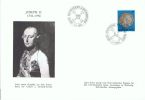 L+ Luxemburg 1981 Mi 1027 Gedenkkarte Joseph II. - Cartas & Documentos