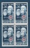 TRIESTE A - 1950 -- INDUSTRIA LANIERA -- ** MNH X4 --QUARTINA - Neufs