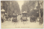 06-Nice-Avenue De La Gare - Transport Urbain - Auto, Autobus Et Tramway