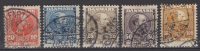 Danemark N°  43 / 47  Oblitérés ° - Used Stamps
