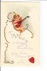 To My Valentine Child Angel Cupid With Heart Guitar HBG 1909 - Saint-Valentin
