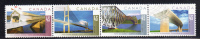Canada Scott #1573a MNH Strip Of 4 45c Bridges - Unused Stamps