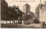 Cpa, Sauveterre De Béarn, Place Des Tilleuls - Sauveterre De Bearn