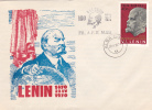 Lénine,Lenin 1970 Special Cover Stamps Obliteration Concordante Alba Iulia - Romania. - Lénine