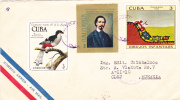 Air Mail Cover 1972 From Cuba Sent To Romania,nice Franking. - Cartas & Documentos