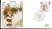 Great Britain 1984 Heraldry Coat Of Arms Of The City London Sc 1043 Colorano Silk Cover # 13132 - Enveloppes