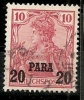 LEVANT.BUREAUX ALLEMANDS.1900.MICHEL N°13 II .OBLITERE. G120 - Deutsche Post In Der Türkei