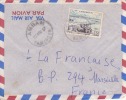 Cameroun,Ambam Le 22/08/1957 > France,colonies,lettre,po Nt Sur Le Wouri à Douala,15f N°301 - Briefe U. Dokumente