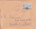 Cameroun,Edéa Le 08/06/1957 > France,colonies,lettre,po Nt Sur Le Wouri à Douala,15f N°301 - Briefe U. Dokumente