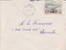 BAFIA CAMEROUN 1957 AFRIQUE ANCIENNE COLONIE FRANÇAISE LETTRE PAR AVION POUR LA FRANCE - Briefe U. Dokumente