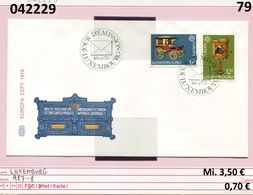 Luxemburg - Luxembourg - Michel 987-988 Auf Schmuck-FDC - FDC