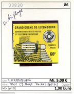Luxemburg 1986 - Luxembourg - Michel MH 1 (2. Auflage - Gelber Deckel) - ** Mnh Neuf - Neufs