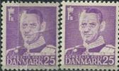 NE0641 Denmark 1955 Frederick The King 2v MNH - Ungebraucht