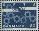 NE0703 Denmark 1967 Gear 1v MNH - Neufs