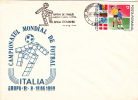 Coupe De Monde,Football,soccer,1990 Italia PMK 1X Stationery Covers Entier Postal Romania. - 1990 – Italien