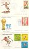 (c) Lot De 3 FDC Coupe Du Monde 74 Et 78, Jeux Olympiques 76 (gabon,mauritanie) - Andere & Zonder Classificatie