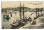 CHERBOURG - Le Port Du Commerce Et La Montagne Du Roule. - Cherbourg