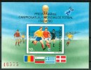 1990 Romania "Italia 90" World Cup Block Imperforate MNH** F65- - 1990 – Italië