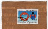 TURQUIE CŒUR 300 LIRA  1988 - Unused Stamps