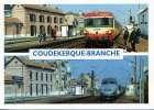 10X15  Ancienne Gare  Avec Tainsà Coudekerque -Branche - Coudekerque Branche