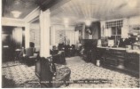 Gardiner ME Maine, Johnson House, Lodging, Lobby Interior View, Decor, C1930s Vintage Postcard - Other & Unclassified