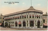 Auburn ME Maine, Shoe & Leather Bank Building, Architecture, C1910s Vintage Postcard - Auburn